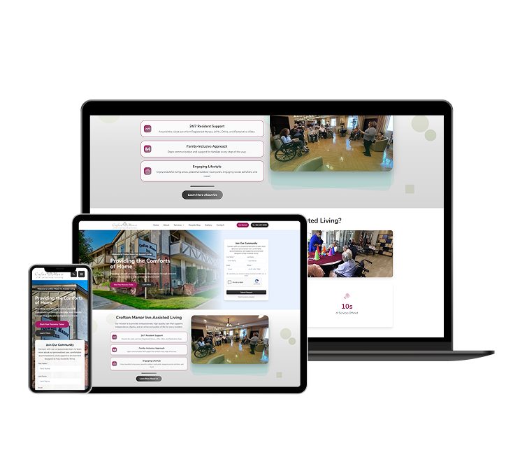 Crofton Manor Inn website designed by Falcon Marketing