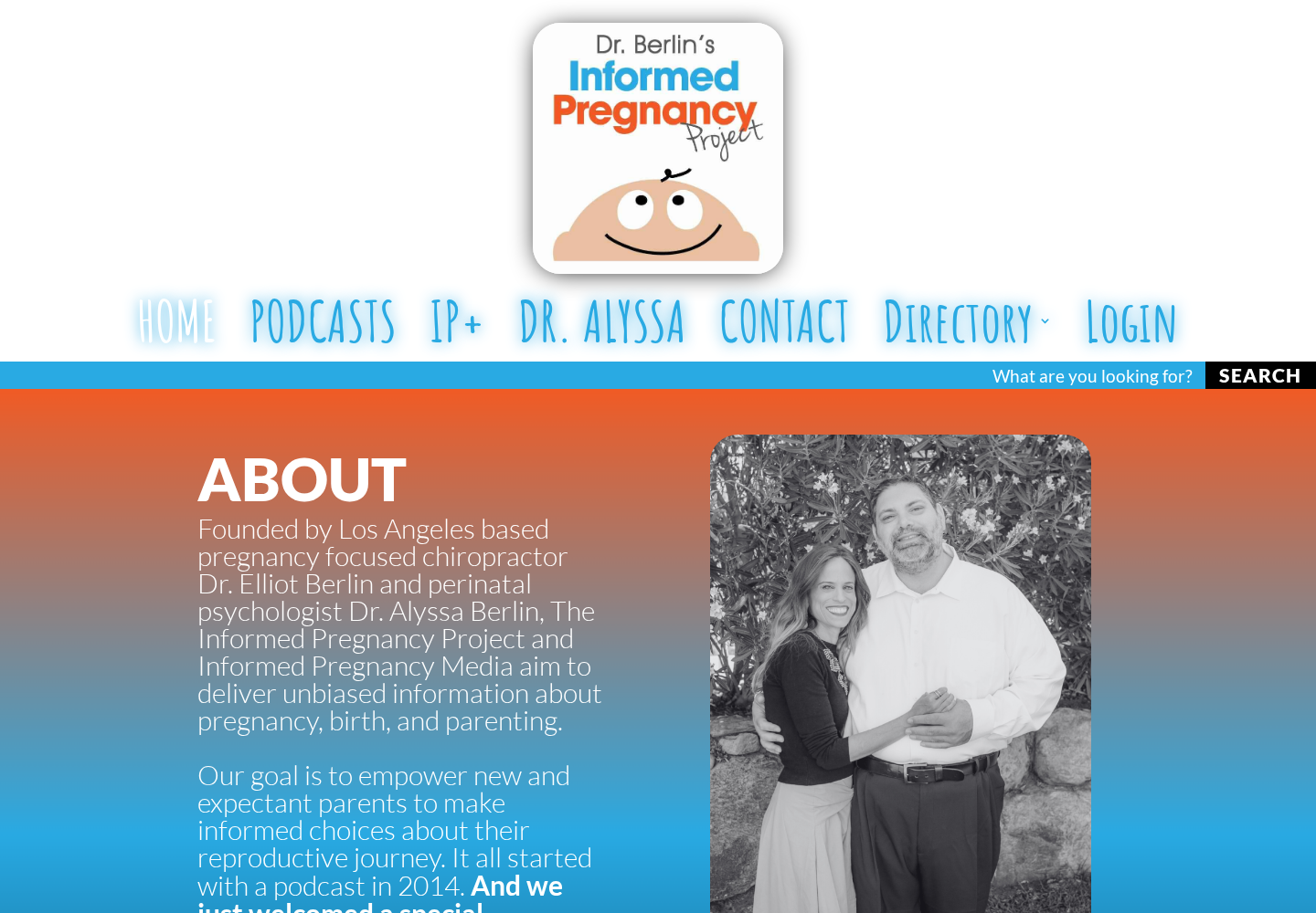 Informed Pregnancy website designed by Falcon Marketing