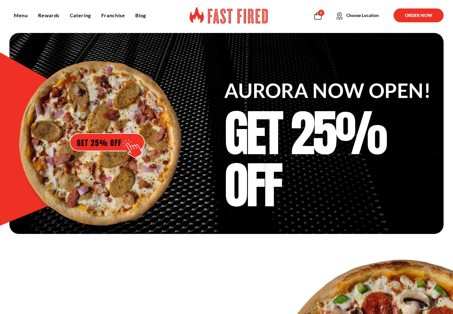 Fast Fired website designed by Falcon Marketing