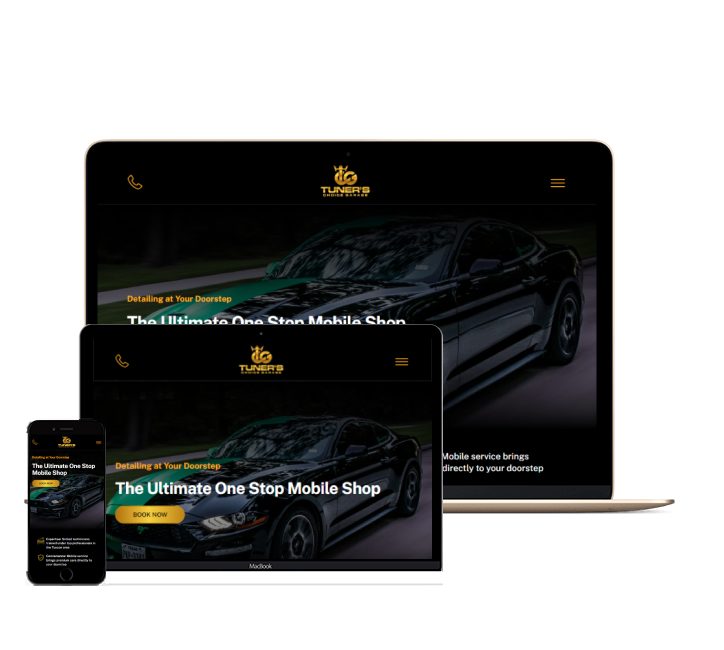 TC Garage website designed by Falcon Marketing