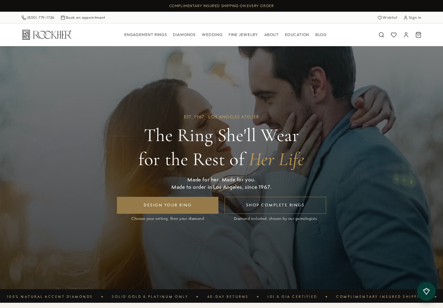 RockHer website designed by Falcon Marketing