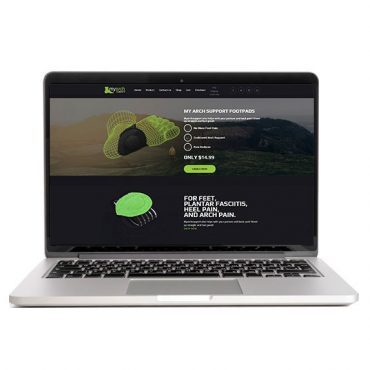 My Arch Support website designed by Falcon Marketing
