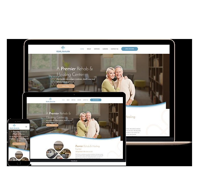 Pearl Pavilion website designed by Falcon Marketing
