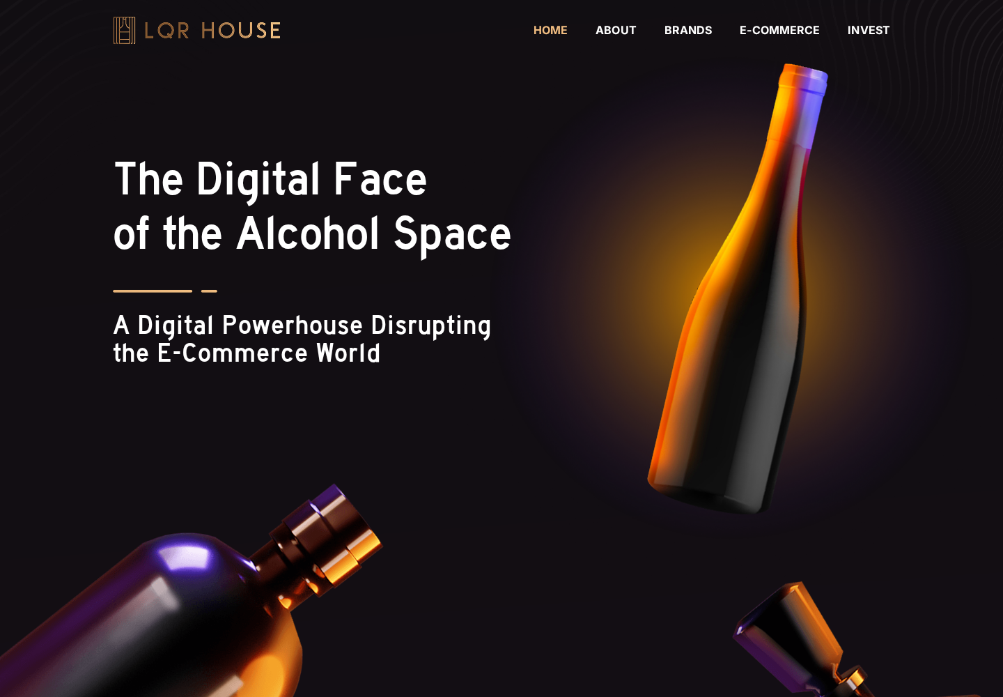 LQR House website designed by Falcon Marketing