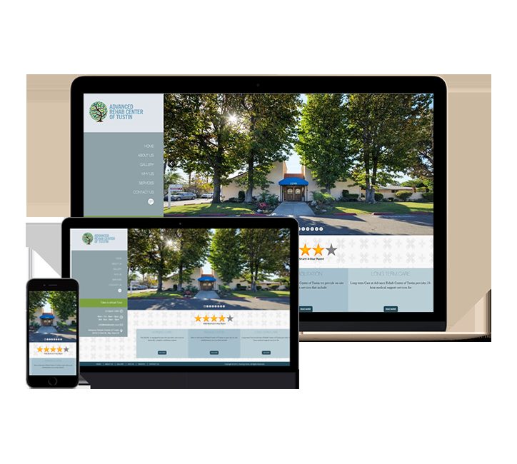 Rehab Tustin website designed by Falcon Marketing