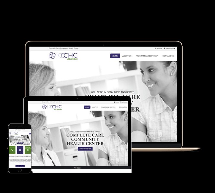 Los Angeles Complete Care website designed by Falcon Marketing
