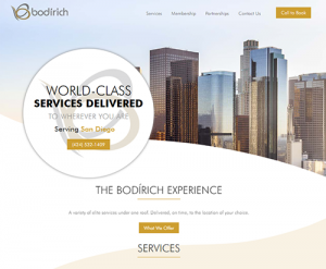 bodirich website design