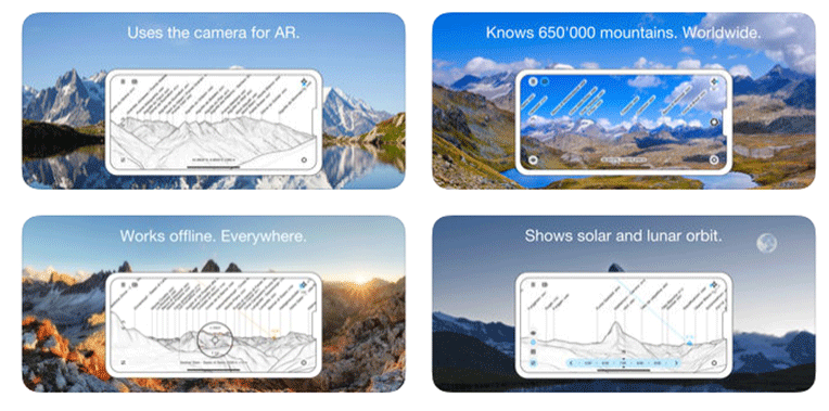Peakfinder_AR_app_screenshots