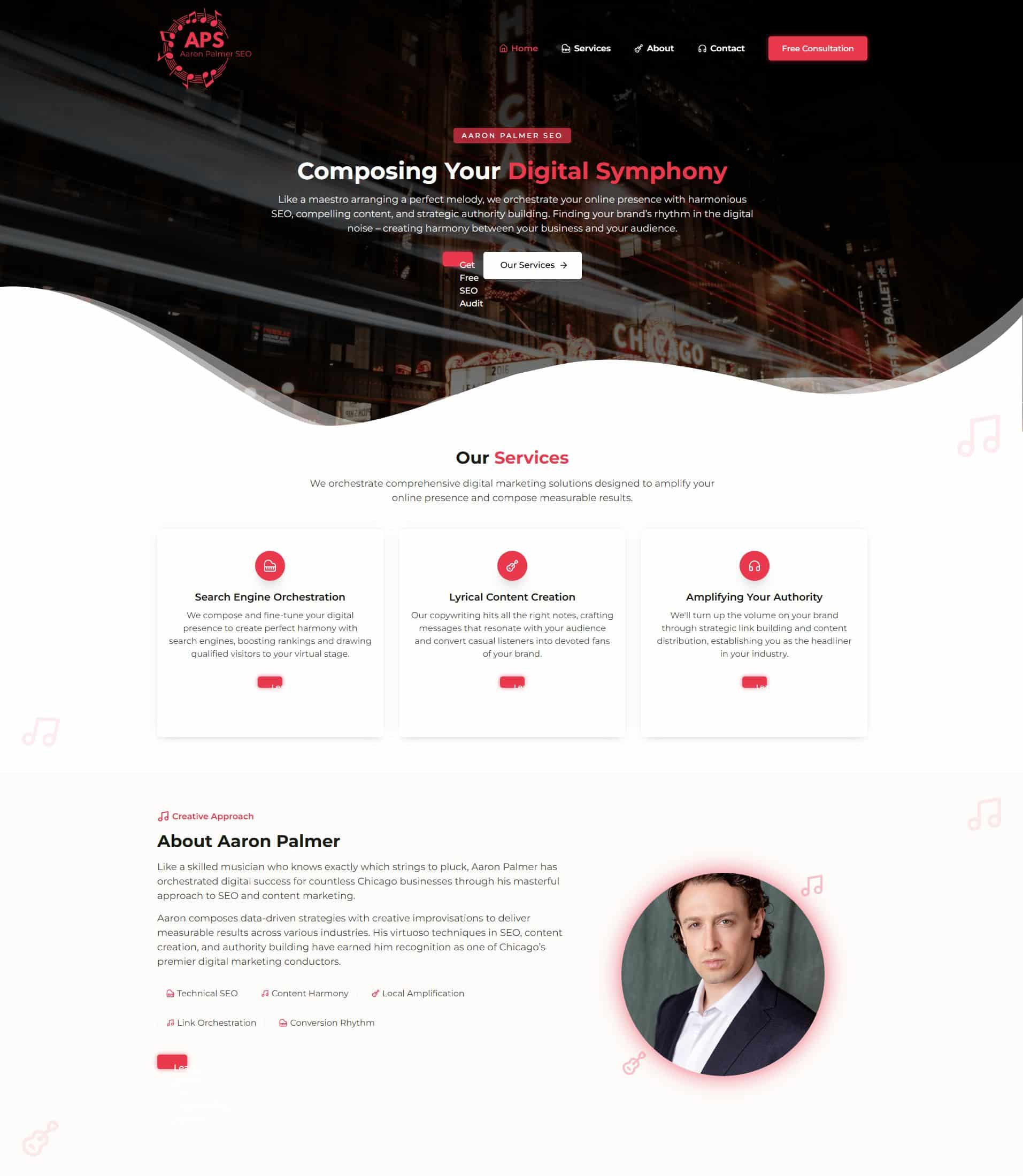 Aaron Palmer SEO – Chicago SEO, Copywriting & Musical Marketing