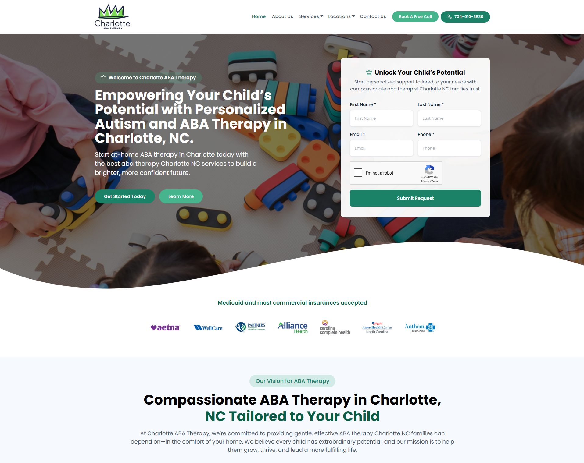 Autism Therapy Services In Home ABA Therapy Charlotte, NC