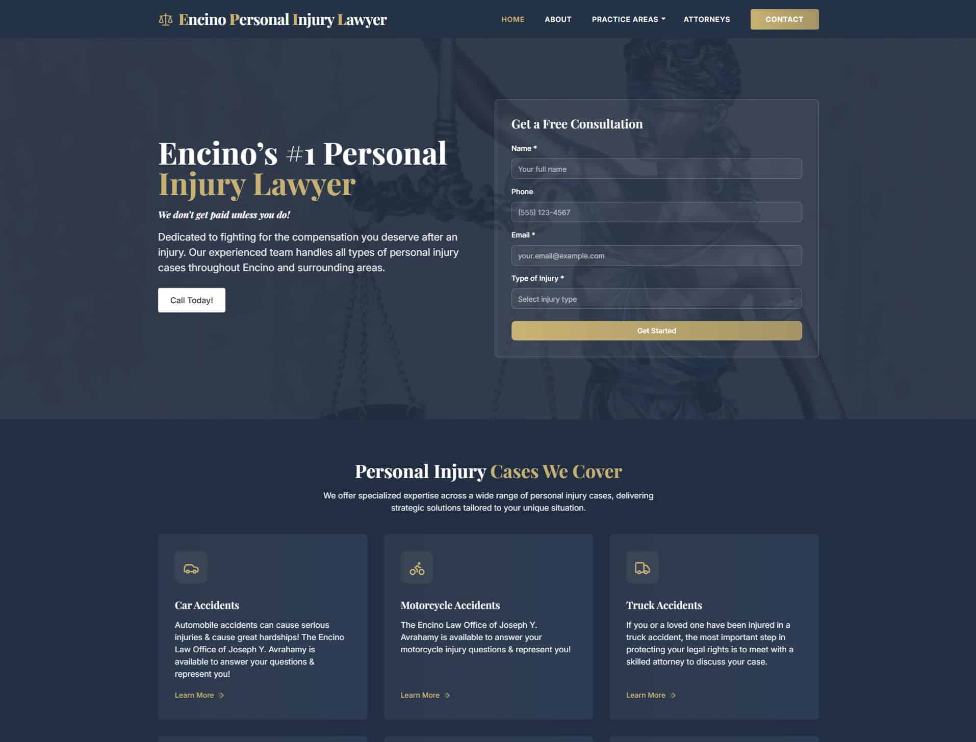 Home Encino Personal Injury Lawyer
