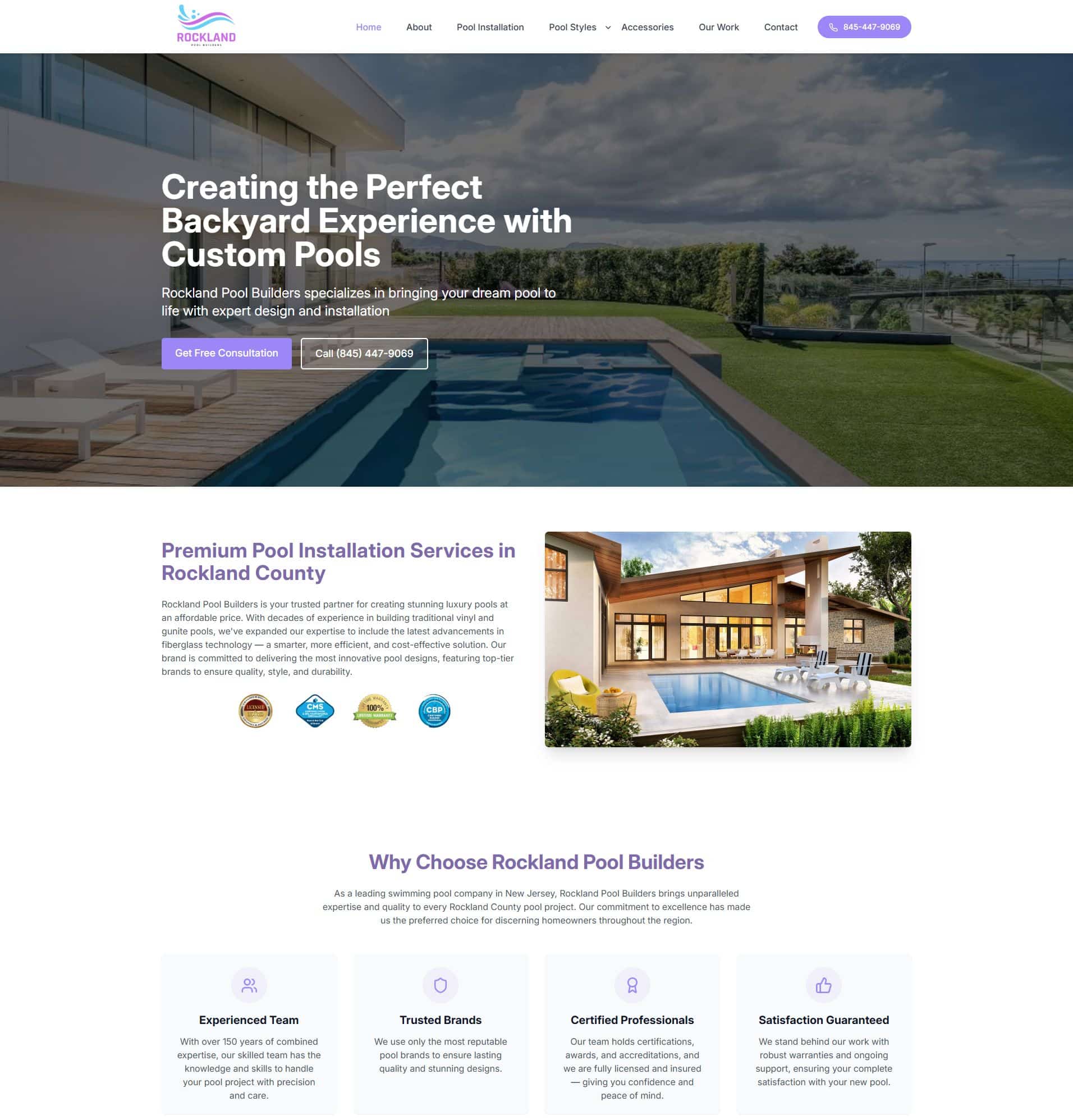 Home Rockland Pool Builders